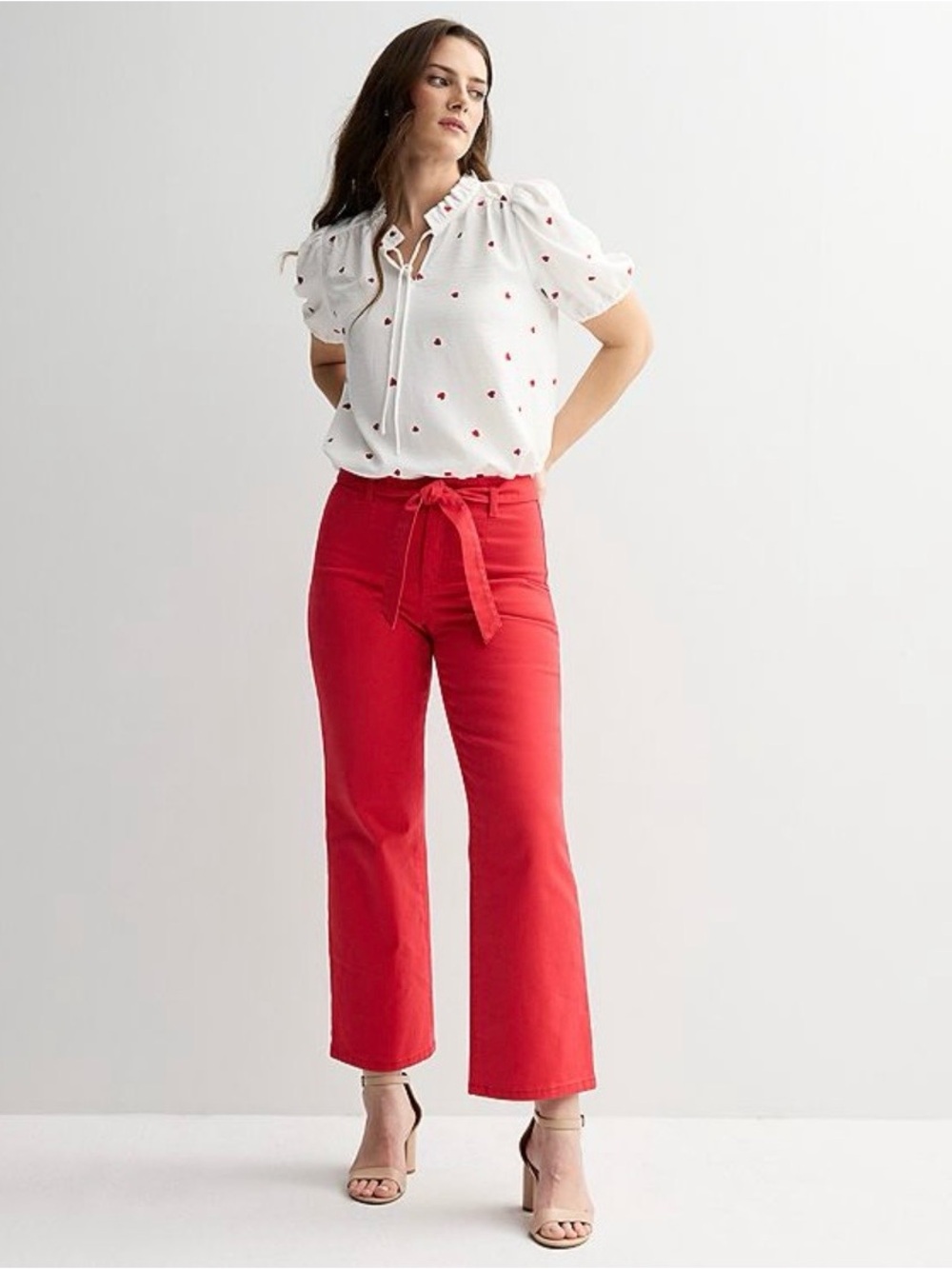 NEW…Draper James Wide-Leg Tie-Waist Pants